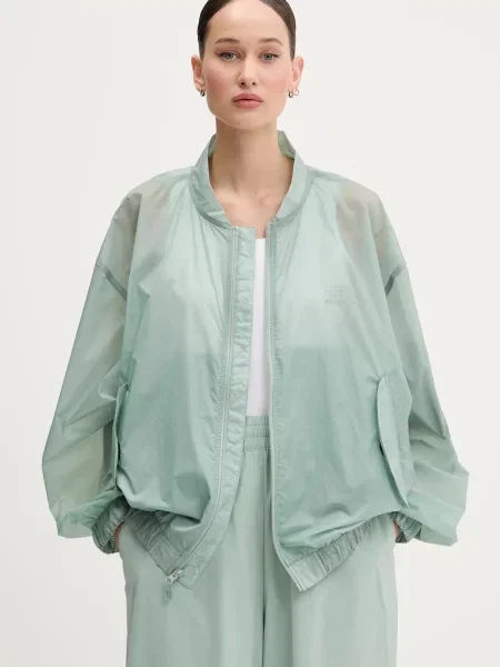 Демисезонная куртка Mm6 Maison Margiela бирюзовый