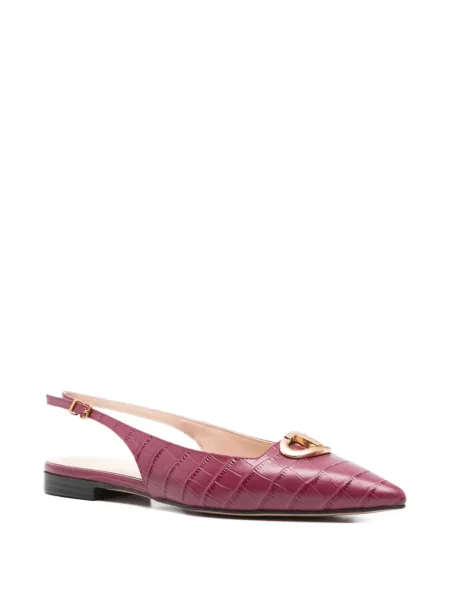 Pantofi cu toc Twinset slingback violet