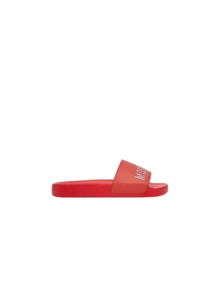 Pantofle Love Moschino červené