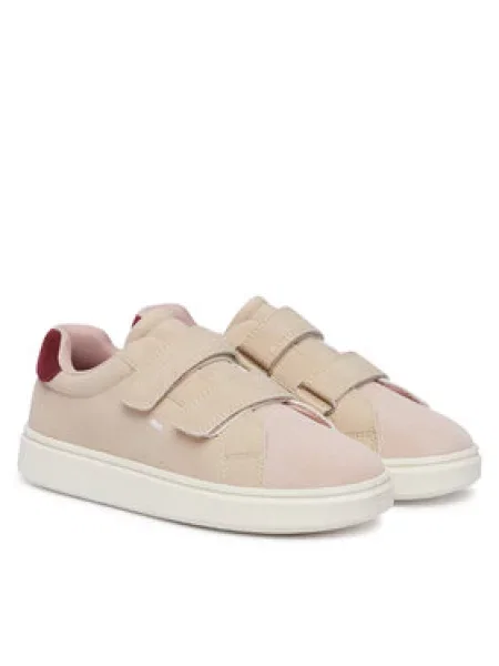 Tommy Hilfiger Sportcipők Low Cut Velcro Sneaker S Világos bézs