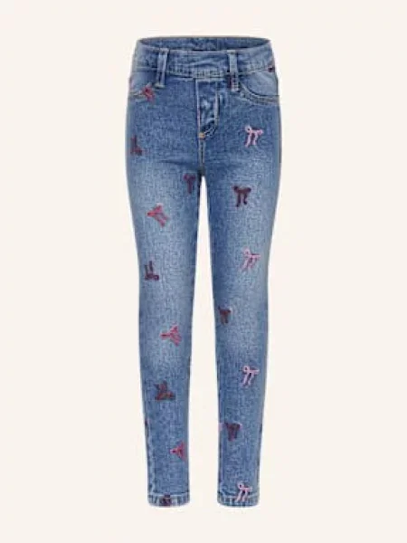 S.Oliver Red Jeansy Slim Fit blau czerwone