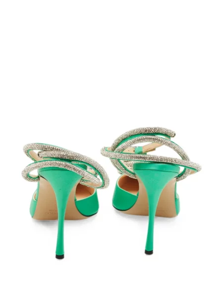 Pantofi cu toc Mach & Mach verde