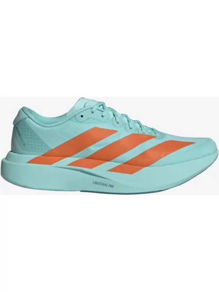 Buty do biegania adidas Adizero EVO SL woven turkusowo pomarańczowe niebieskie