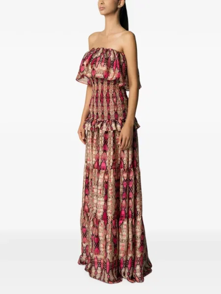 Rochie maxi Miau By Clara Rotescu cu volane