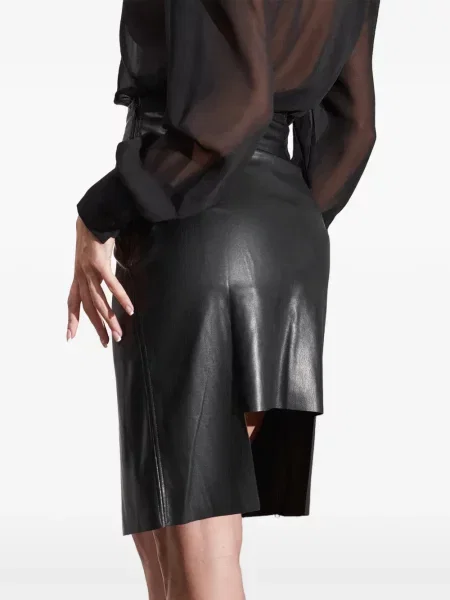 Асиметрична пола Tessitura Body Couture черно