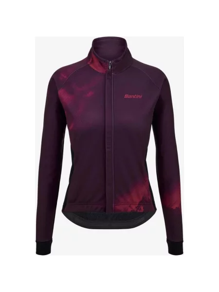 Kurtka Santini Pure Dye liliowo-czarna Klasyczny krój XL czarna