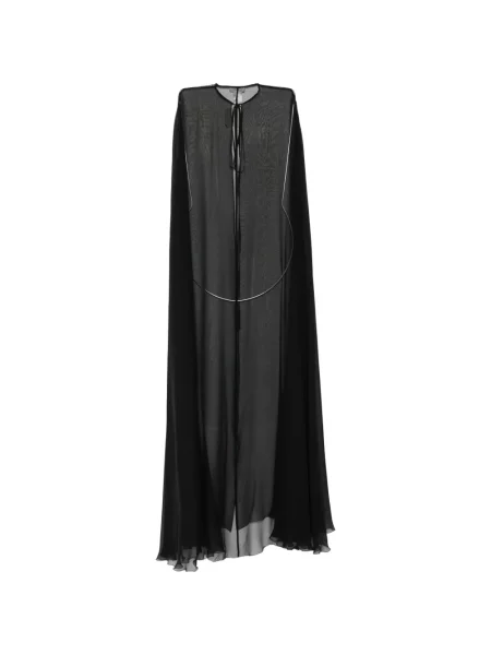 Geacă Zuhair Murad de mătase negru