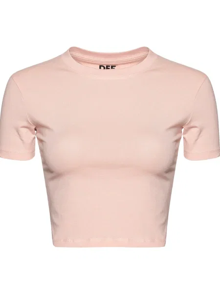 DEF Tricou pastel portocaliu