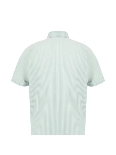 Tricou polo Issey Miyake verde