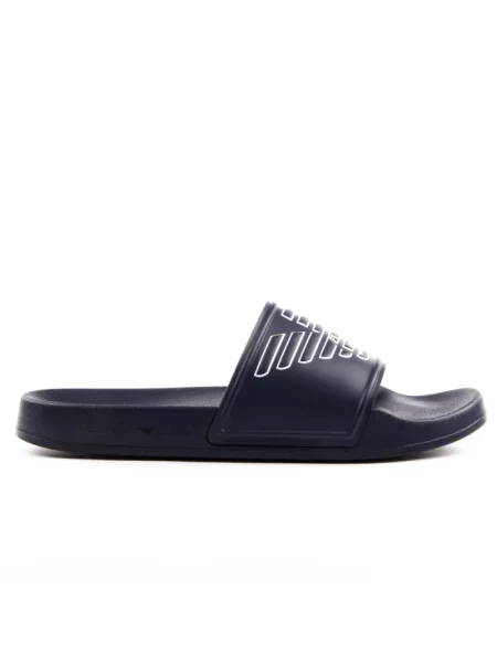 Emporio Armani Buty Mężczyzna Niebieski 45 EU Niebieskie klapki i sandały granatowe