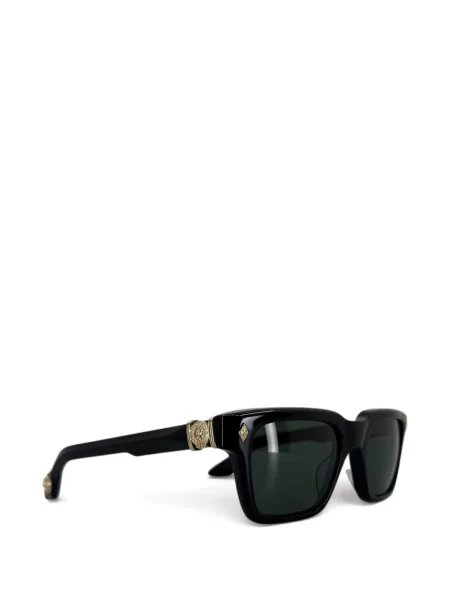 Ochelari de soare Chrome Hearts cu motiv cu inimi negru