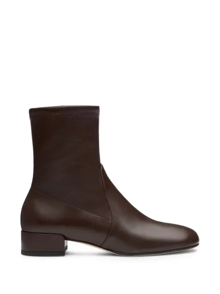 Cizme scurte Stuart Weitzman stretch maro