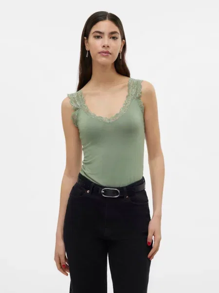 Top Vero Moda zielony