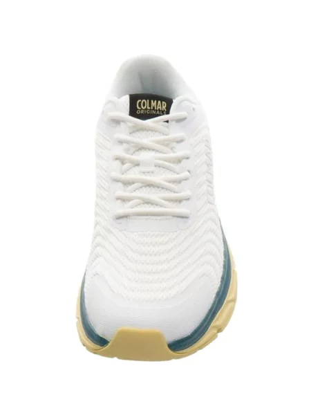 Sneakers Colmar από διχτυωτό λευκό