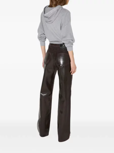 Blugi cu picior larg Elisabetta Franchi maro