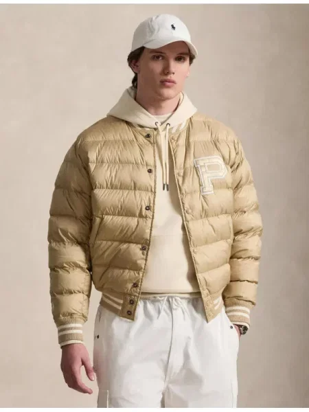 POLO RALPH LAUREN Geacă de puf bomber bej