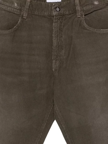 Pantaloni Amish de catifea cord verde
