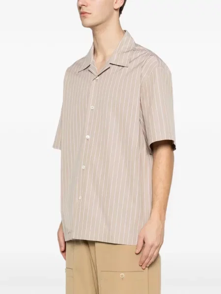 Cămașă Jil Sander cu dungi scurtă