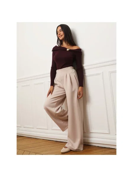 Pantaloni La Modeuse bej