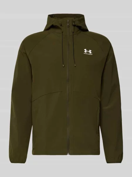 Wiatrówka o kroju regular fit z nadrukiem z logo Under Armour
