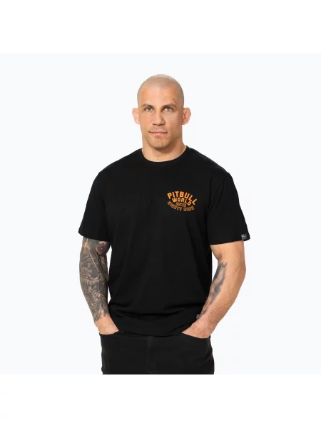 Tričko Pitbull Guardian Angel black černé