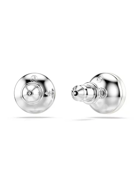 Swarovski Cercei Matrix kryształowe perły Argintiu alb