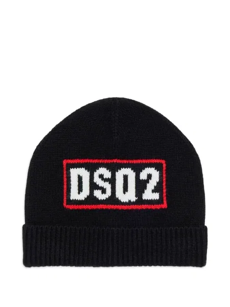 Czapka dziecięca Dsquared2 czarna