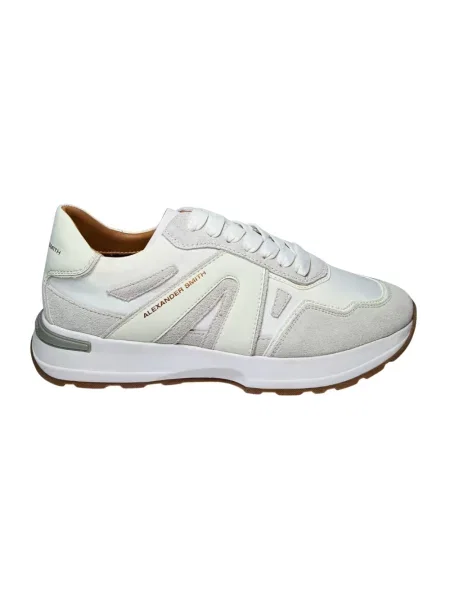 Sneakersy Alexander Smith białe