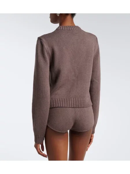 Cardigan Magda Butrym tricotate maro