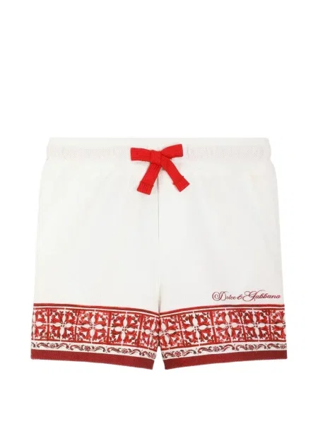 Bermudy dziecięce Dolce And Gabbana białe