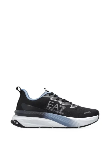 Sneakerși Ea7 Emporio Armani cu imagine negru