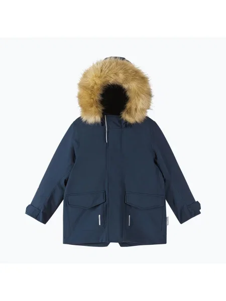 Gyerek téli dzseki Reima Mutka navy. Méret: 80 cm haditengerészet