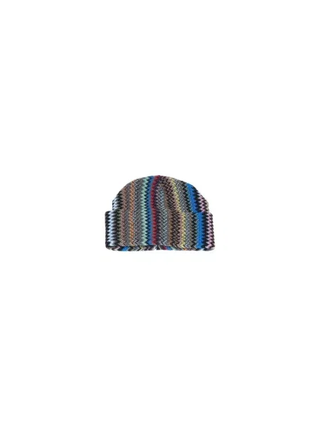 Czapka Missoni w geometryczne wzory