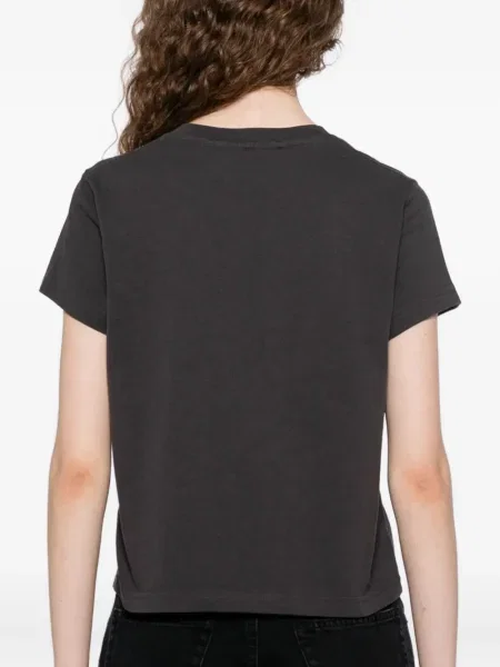 Tricou Alexander Wang cu broderie gri