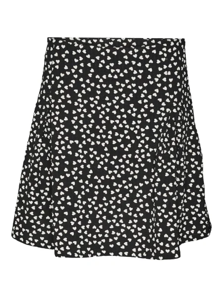 VERO MODA Fustă negru alb
