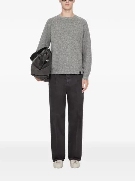 Chinos nohavice Allsaints sivá