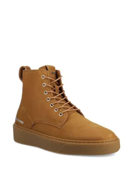 Botine Karl Lagerfeld din piele maro