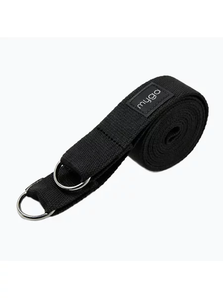 Колан за йога Myga 2 in 1 black черно