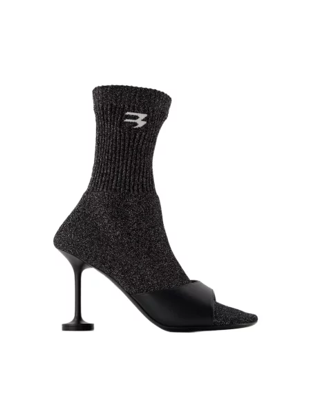 Botki Balenciaga z siateczką z siateczki czarne