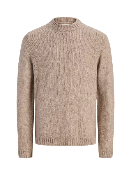 JACK & JONES Pulover JORSALAMANCO amestecat maro