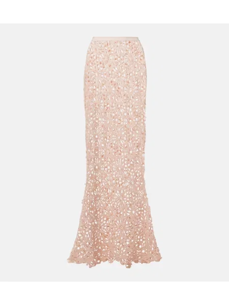 Fusta maxi Norma Kamali roz