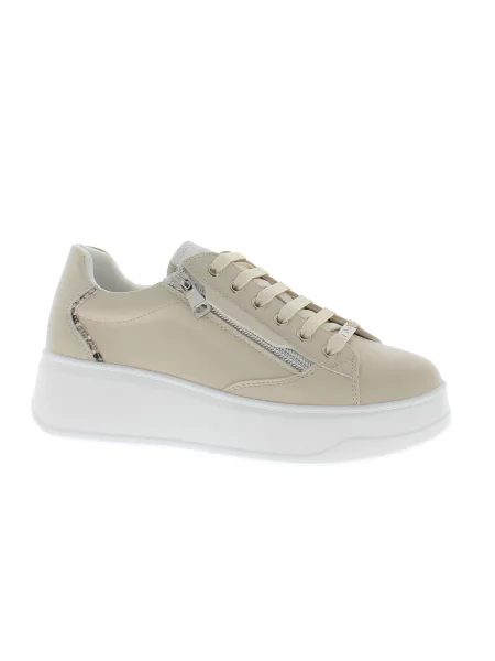 Sneakersy Armata Di Mare skórzane beżowe