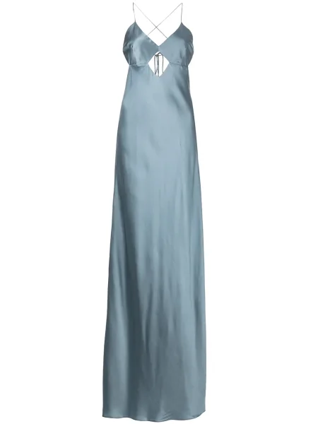 Rochie Michelle Mason de mătase albastru