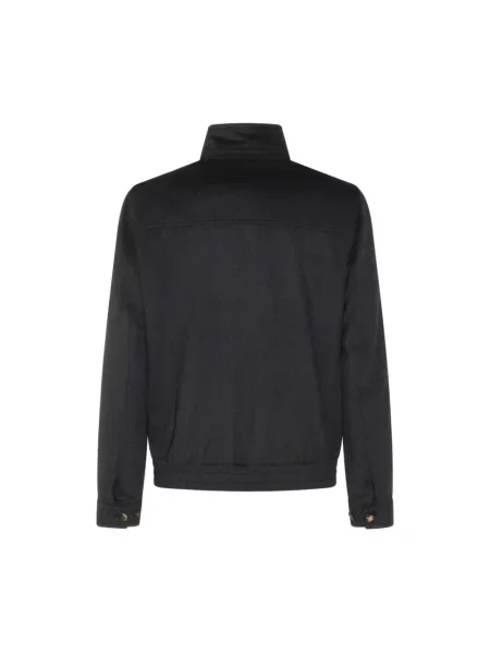 Lekki kurtka bomber Brunello Cucinelli wełniany szary