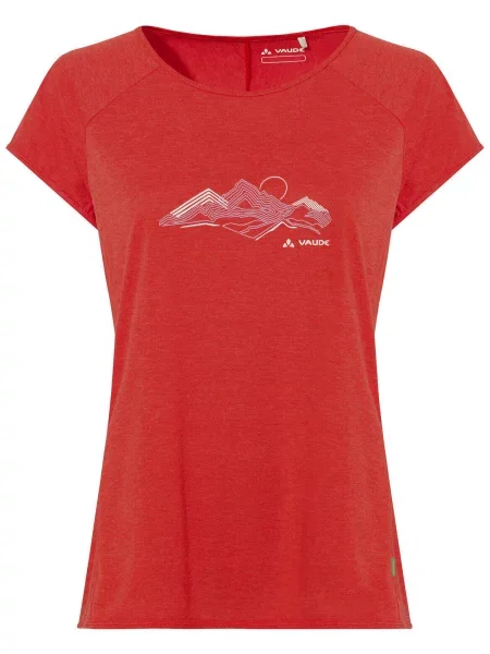 Funktionsshirt W Tekoa T-Shirt II czerwona
