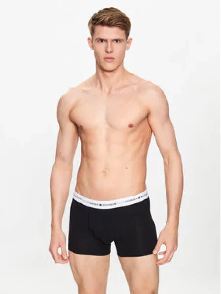 Boxerky Tommy Hilfiger Trunk 3 páry black/black/black/black/black černé