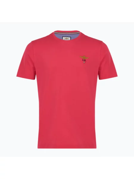 Férfi póló Aeronautica Militare Essential magenta. Méret: XL rózsaszín