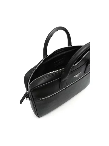 Teczka Emporio Armani biznesowa czarna