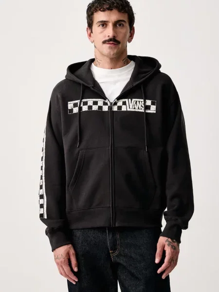 Vans hanorac cu și glugă pentru bărbați cu negru
