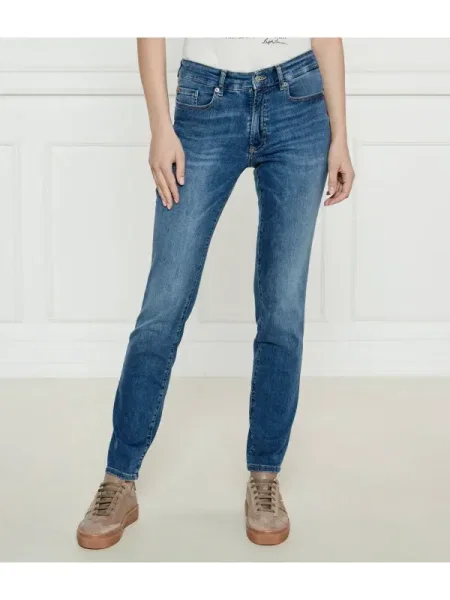 BOSS ORANGE Blugi C_JACKIE MR | mid rise albastru